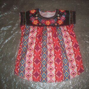 womens tank top.bright smock top. Like new. Size medium